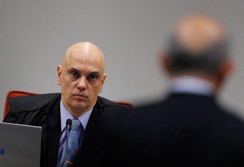 &copy; Reuters. Ministro Alexandre de Moraes no STF