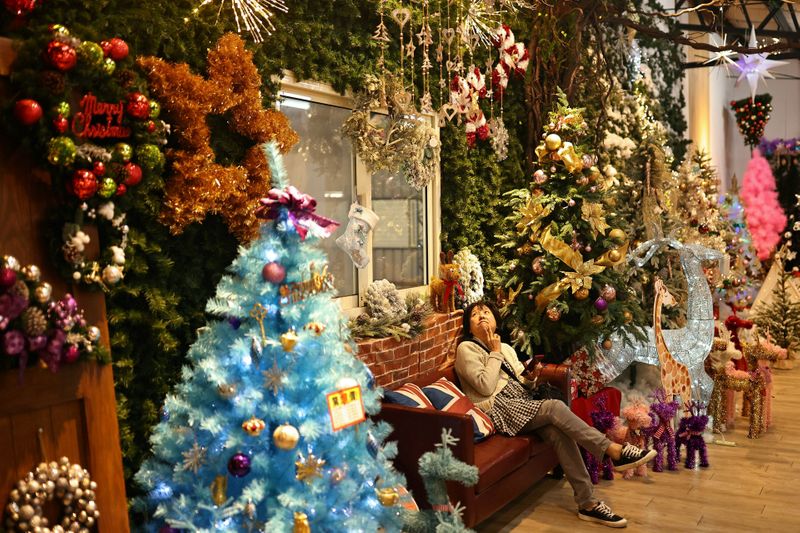 Taiwan's Christmas King grapples with a slide in overseas demand for decorations