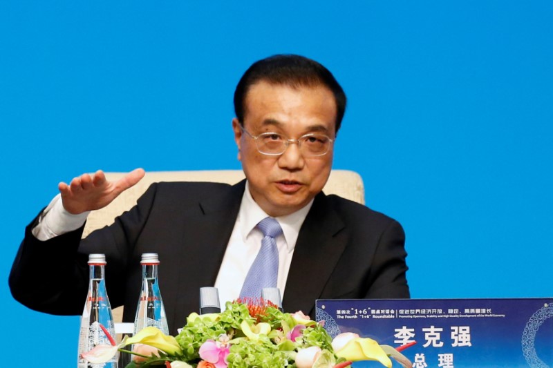 &copy; Reuters. رئيس الوزراء: الصين ستسعى لإبقاء العمليات الاقتصادية في نطاق معقول