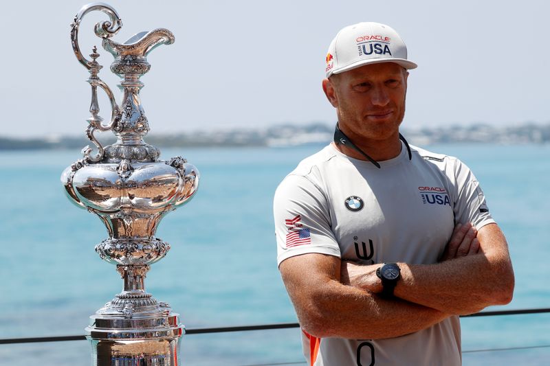 &copy; Reuters. FILE PHOTO: Sailing - America&apos;s Cup Finals - News conference