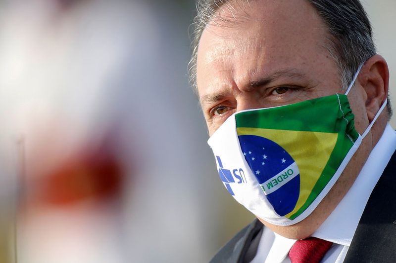 &copy; Reuters. MInistro da Saúde, Eduardo Pazuello, em Brasília