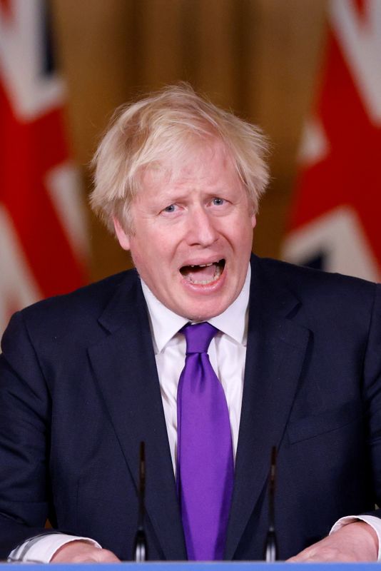 &copy; Reuters. Primeiro-ministro britânico, Boris Johnson