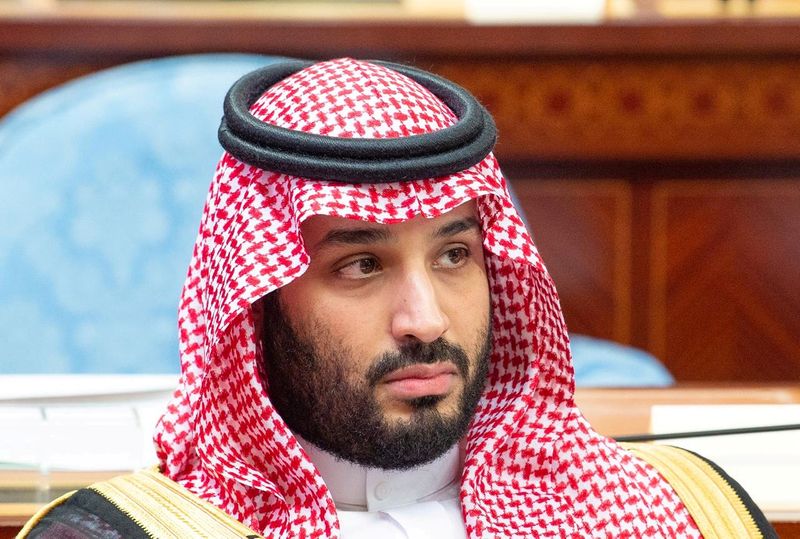 &copy; Reuters. FILE PHOTO: Saudi Crown Prince Mohammed bin Salman attends a session of the Shura Council in Riyadh