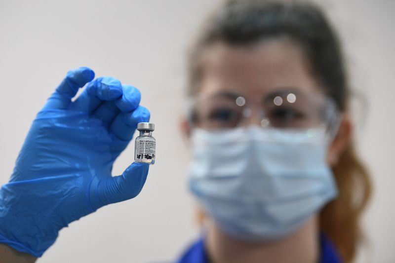 &copy; Reuters. Vacina contra Covid-19 da Pfizer/BioNTech
