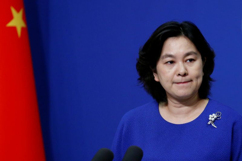 &copy; Reuters. 米指数からの中国企業除外、中国外務省が強く反発