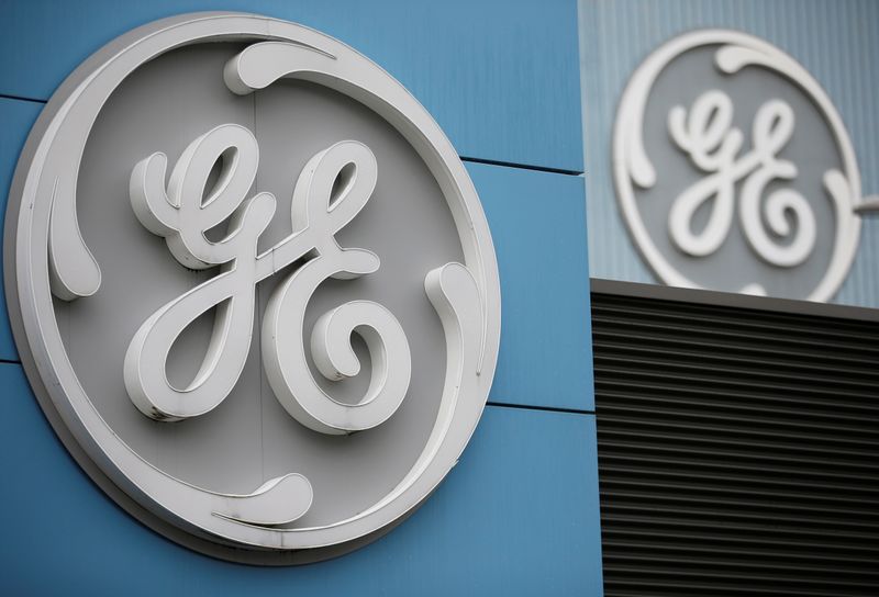 &copy; Reuters. The logo of U.S. conglomerate General Electric is seen on the company building in Belfort