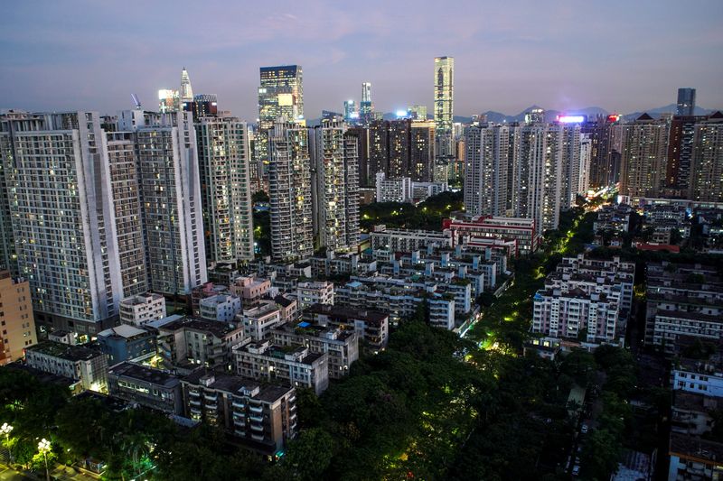 &copy; Reuters. 中国全国の新築住宅価格、11月は前月比＋0.1％に鈍化
