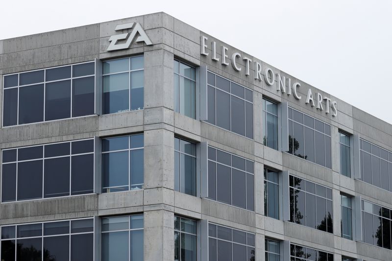 &copy; Reuters. An Electronic Arts office building is shown in Los Angeles, California
