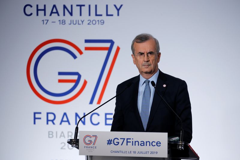 &copy; Reuters. Presidente da autoridade monetária, François Villeroy de Galhau