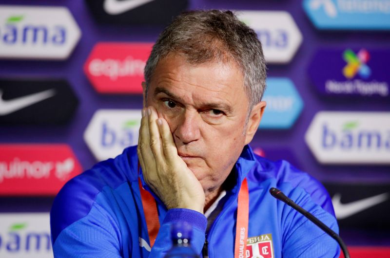 &copy; Reuters. صربيا تنفصل عن المدرب تومباكوفيتش لفشله في التأهل لبطولة أوروبا