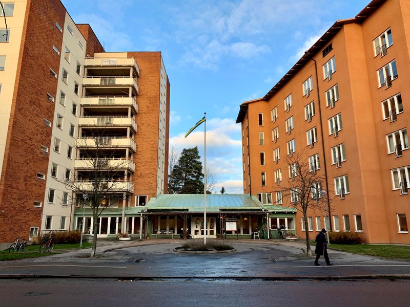 © Reuters. FOTO DE ARCHIVO: Vista general del asilo de ancianos Berga en Estocolmo