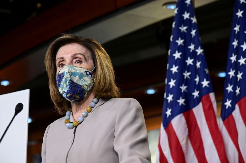 &copy; Reuters. U.S. House Speaker Nancy Pelosi (D-CA) holds a news conference on Capitol Hill, in Washington