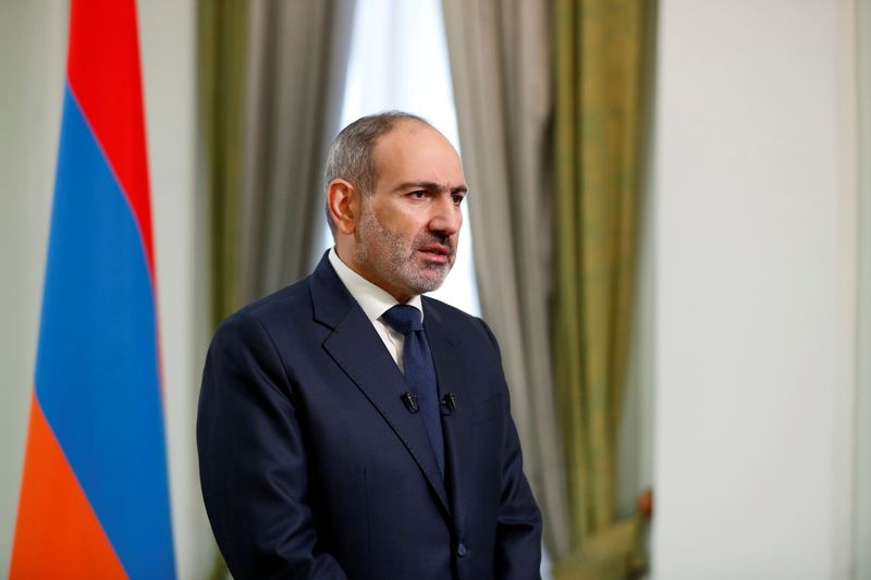 &copy; Reuters. المعارضة الأرمينية تدعو لإضراب يوم 22 ديسمبر للمطالبة باستقالة رئيس الوزراء