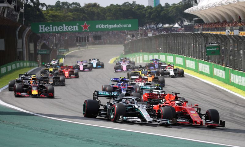 &copy; Reuters. إنترلاجوس تستضيف سباق البرازيل لفورمولا 1 حتى 2025