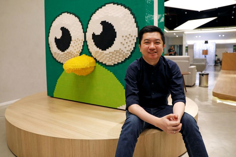 &copy; Reuters. FILE PHOTO: Founder and CEO of Indonesian e-commerce firm Tokopedia, William Tanuwijaya, pictured at Tokopedia headquarters in Jakarta