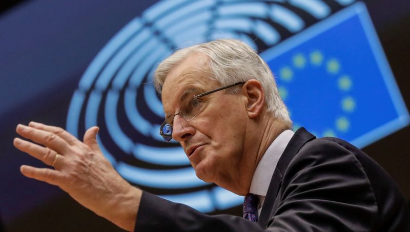 &copy; Reuters. Negociador-chefe da UE para o Brexit, Michel Barnier