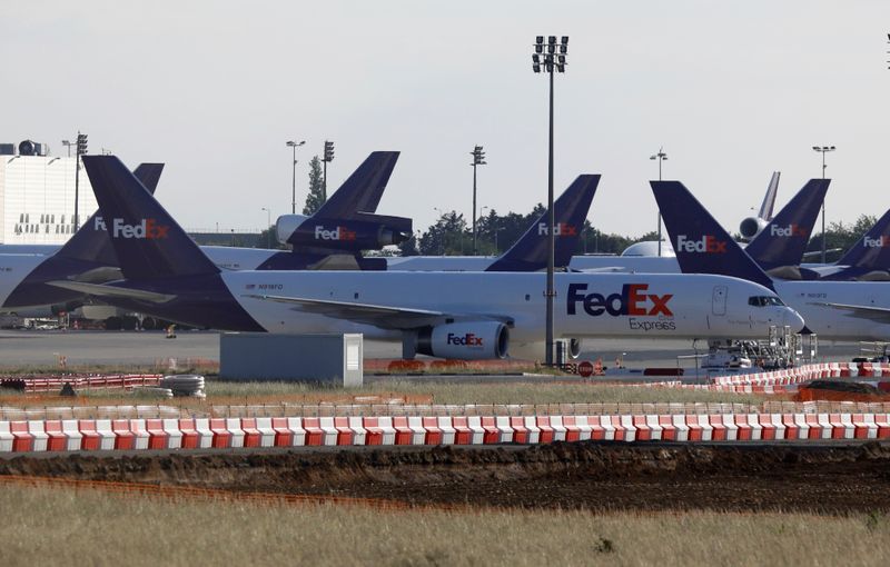 &copy; Reuters. Frota de aviões da FedEx