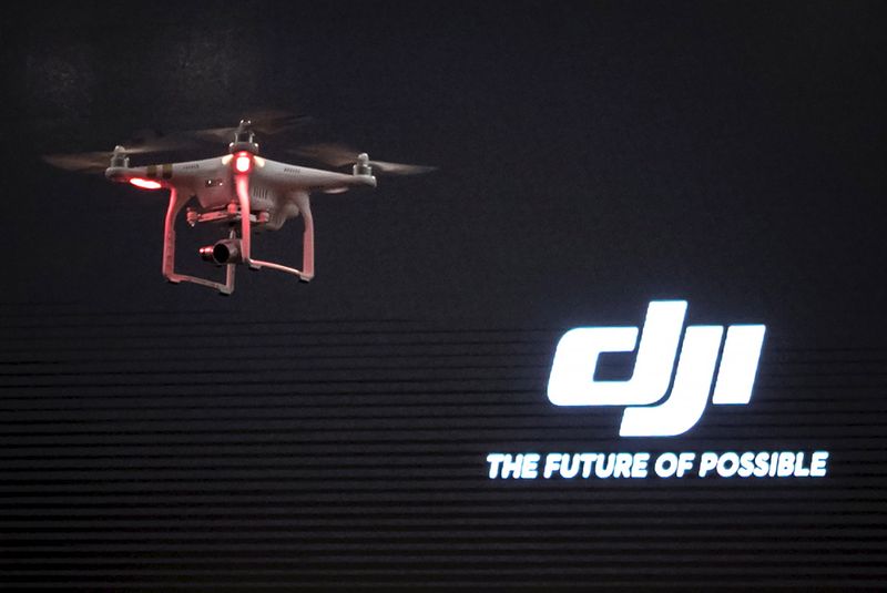 &copy; Reuters. The DJI Phantom 3, a consumer drone, takes flight after it was unveiled at a launch event in Manhattan, New York