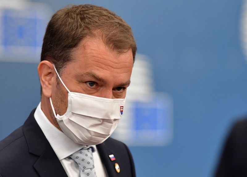 &copy; Reuters. スロバキア首相もコロナ陽性、先週のＥＵ首脳会議に出席