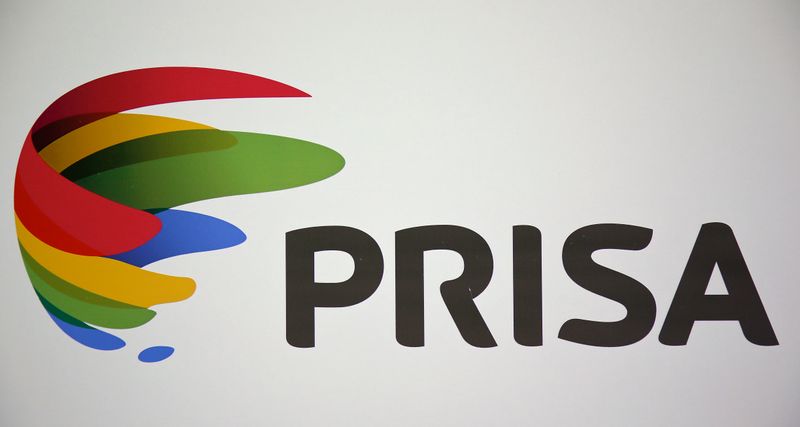 © Reuters. FOTO DE ARCHIVO del logo de Prisa