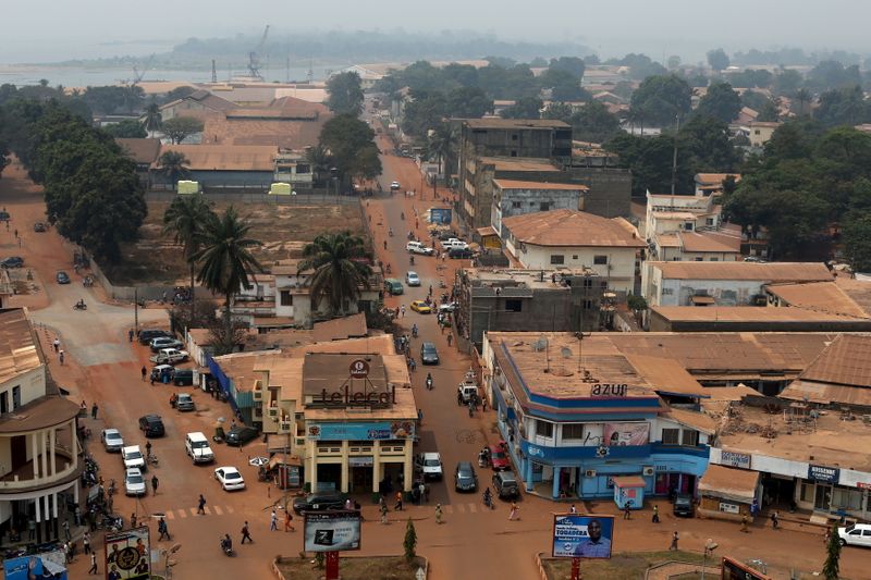 &copy; Reuters. A general view shows part of the capital Bangui