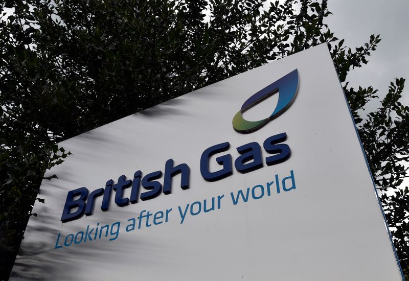 &copy; Reuters. A British Gas sign is seen outside its offices in Staines in southern England