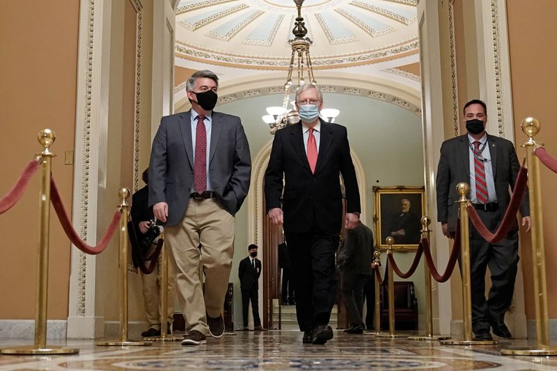 &copy; Reuters. US Capitol Senate Voting on Coronavirus package in in Washington