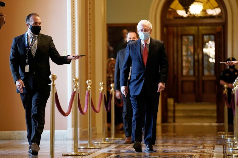 © Reuters. US Capitol Senate Voting on Coronavirus package
