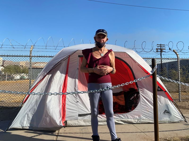 &copy; Reuters. The Tent Cities of Pandemic America