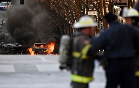 U.S. agents search Nashville blast site, seeking clues behind Christmas explosion By Reuters
