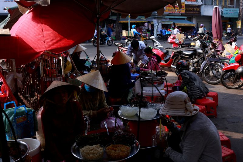 &copy; Reuters. FILE PHOTO:  The spread of the coronavirus disease (COVID-19) in Ho Chi Minh, Vietnam