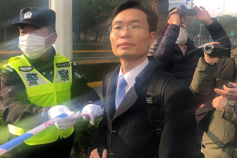 &copy; Reuters. الصين تحكم بالسجن على مواطنة لنقل أخبار من ووهان في أوج الجائحة