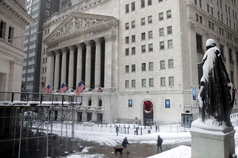 &copy; Reuters. View of NYSE building in New York City