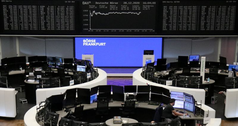 &copy; Reuters. الأسهم الأوروبية تسجل أفضل إغلاق في 10 أشهر بدعم من اتفاق بريكست ولقاحات كوفيد-19