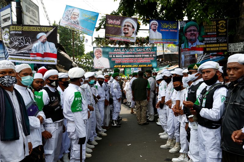 &copy; Reuters. إندونيسيا تحظر &quot;جبهة المدافعين عن الإسلام&quot; المتشددة