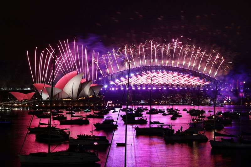 &copy; Reuters. New Year&apos;s Eve celebrations in Sydney