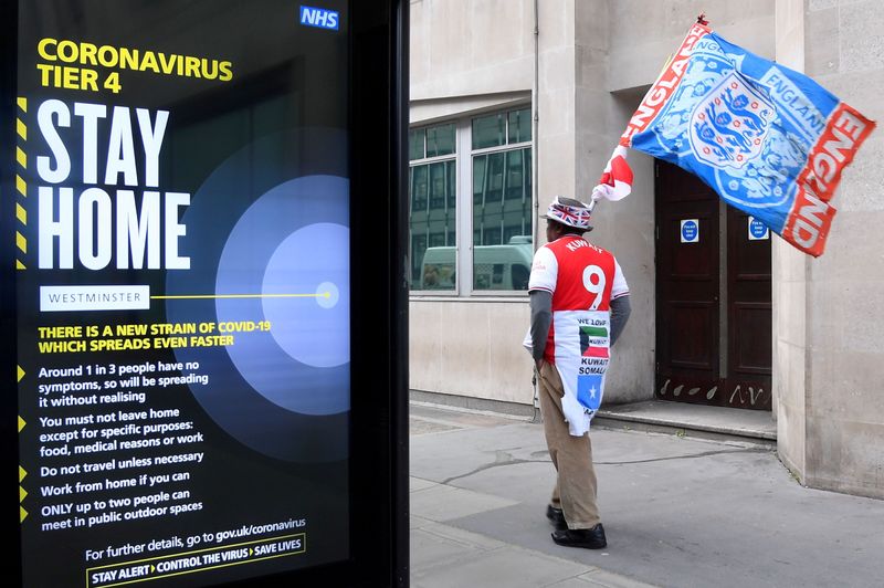 © Reuters. FILE PHOTO: Coronavirus disease (COVID-19) outbreak, in London