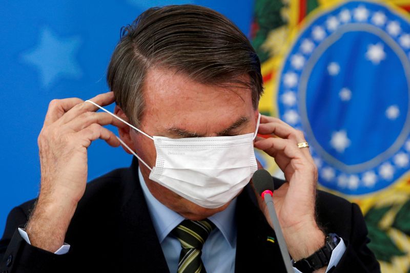 © Reuters. Presidente Jair Bolsonaro em evento no Palácio do Planalto