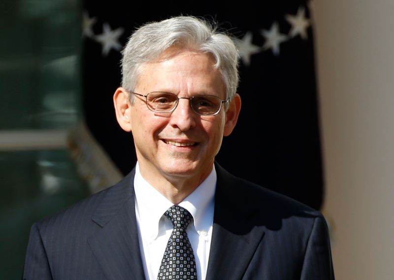 © Reuters. File photo of Appeals Court Judge Merrick Garland speaking in the Rose Garden of the White House after being nominated by President Barack Obama in Washington
