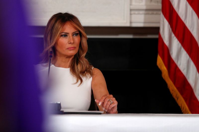 &copy; Reuters. First lady Melania Trump hosts a discussion on Sickle Cell Disease at the White House in Washington