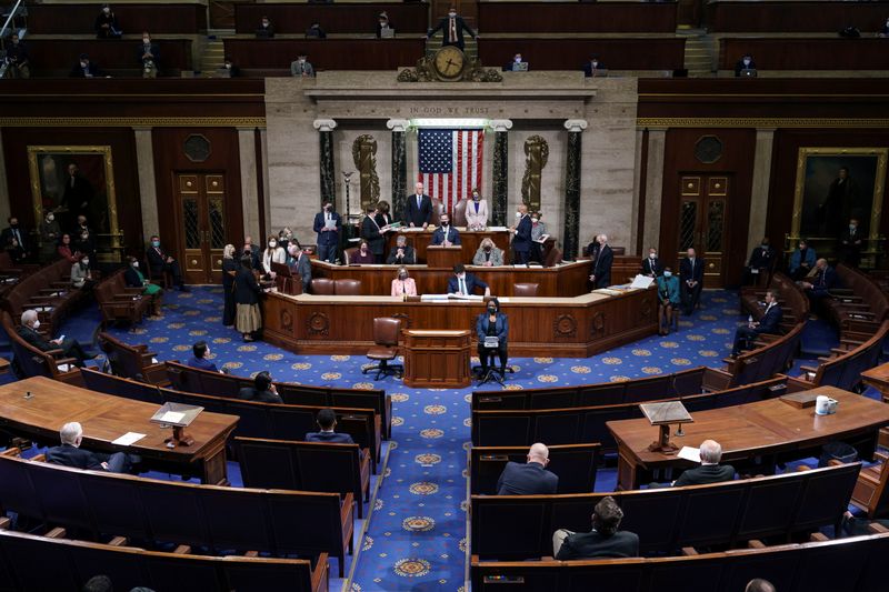 &copy; Reuters. Sessão conjunta do Congresso dos EUA para certificar vitória de Joe Biden na eleição presidencial do país