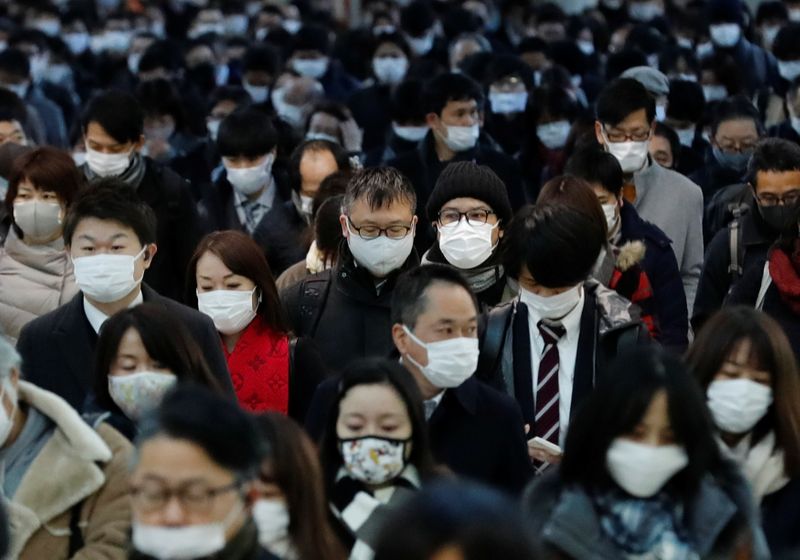 © Reuters. Outbreak of the coronavirus disease (COVID-19) in Tokyo, Japan