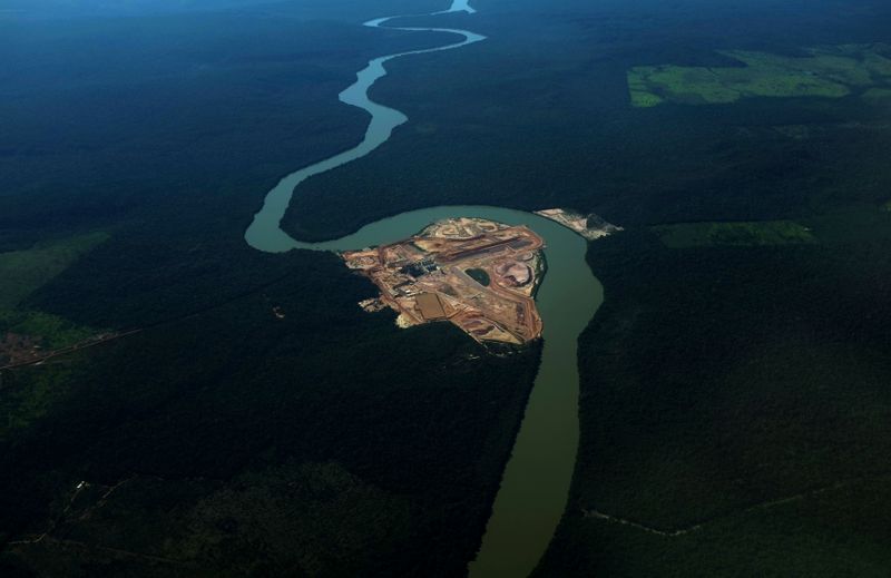 © Reuters. Vista aérea do Rio Teles Pires