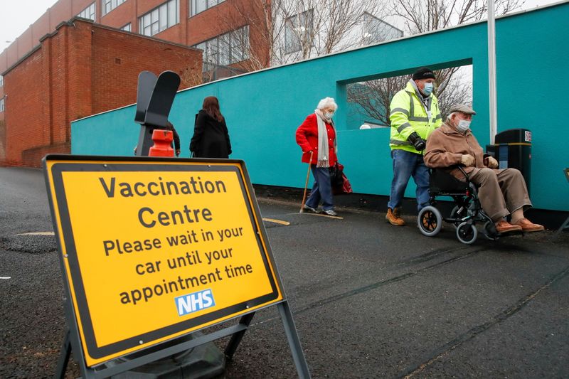 &copy; Reuters. The outbreak of the coronavirus disease (COVID-19), in Hemel Hempstead