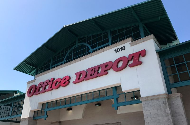 © Reuters. An Office Depot Inc store is shown in Encinitas