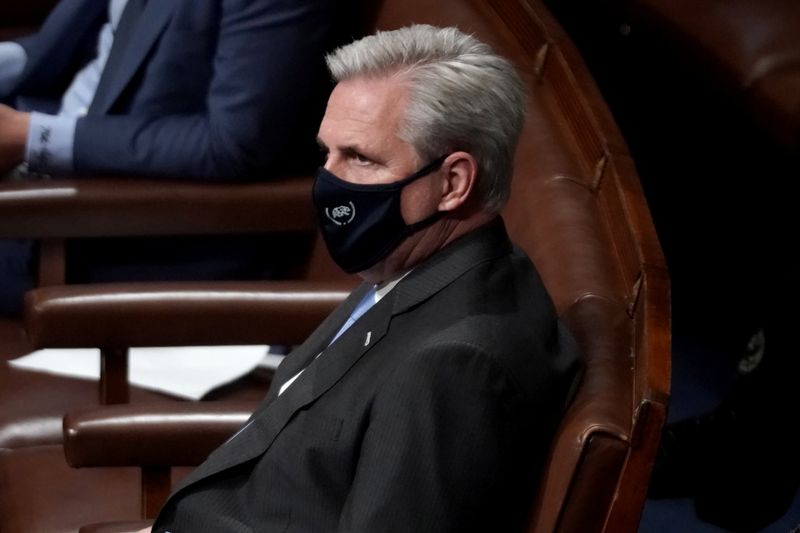 &copy; Reuters. U.S. House Minority Leader Kevin McCarthy (R-CA) attends a joint session of Congress in Washington