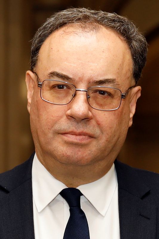 &copy; Reuters. Presidente do banco central britânico, Andrew Bailey