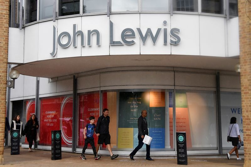 &copy; Reuters. FOTO DE ARCHIVO: Una tienda John Lewis, en Londres