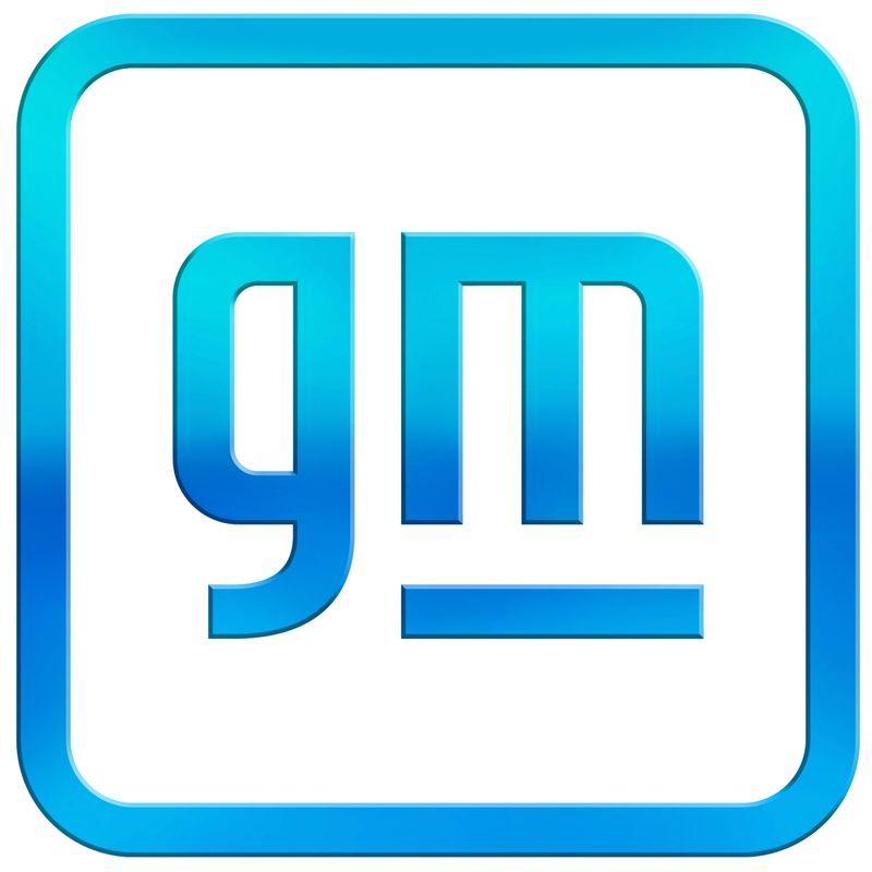 © Reuters. Handout photo of the new GM logo