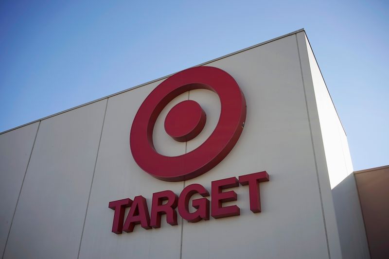 © Reuters. FILE PHOTO: The sign outside the Target store in Arvada